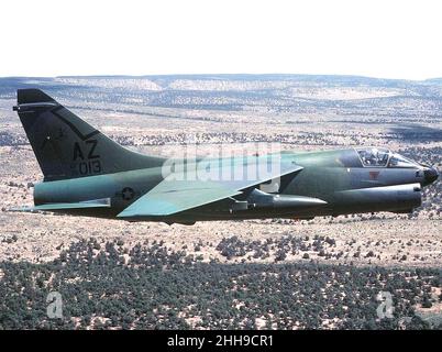 152d Tactical Fighter Squadron A-7D Corsair II 70-1013. Stock Photo