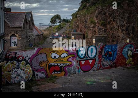 Graffiti Wall Stock Photo