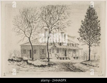 Somerindyck House (from Scenes of Old New York) 1870 Henry Farrer American. Somerindyck House (from Scenes of Old New York). Henry Farrer (American, London 1844–1903 New York). 1870. Etching, trial proof. Prints