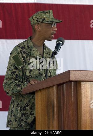 Smith assumes command of Joint Task Force Guantanamo 120625 Stock Photo ...
