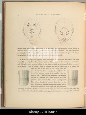 The American Drawing Book: Manual for the Amateur, Basis of Study for the Professional Artist 1864 John Gadsby Chapman American. The American Drawing Book: Manual for the Amateur, Basis of Study for the Professional Artist. 1864. illustrations: wood engraving. W. J. Widdleton (New York, NY). Books Stock Photo