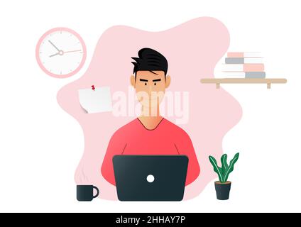 Vector illustration Stay home Parent plays with baby. Coronavirus ...