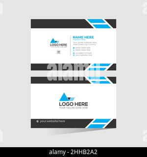 stylish vector business card design Stock Vector