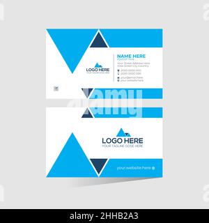 stylish vector business card design Stock Vector