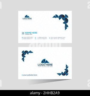 stylish vector business card design Stock Vector