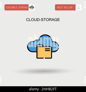 cloud storage with laptop computer icon image Stock Vector Image & Art ...