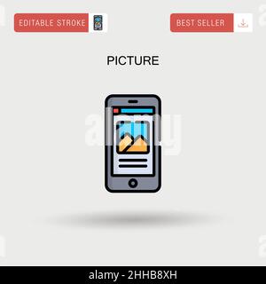 Picture-1 Simple vector icon Stock Vector Image & Art - Alamy
