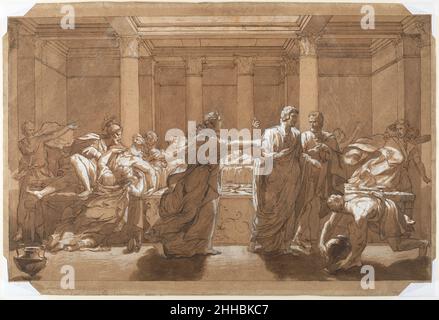 The Death of Britannicus ca.1814 Alexandre Denis Abel de Pujol French. The Death of Britannicus  365702 Stock Photo
