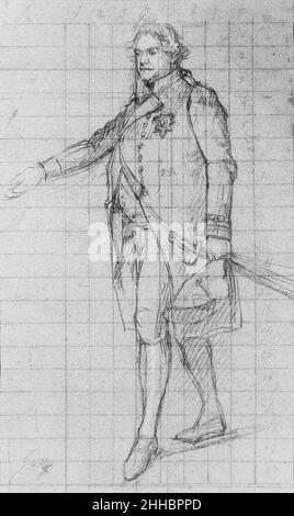 Study for 'The Surrender of the Dutch Admiral De Winter to Admiral Duncan, October 11, 1797': Lord Admiral Duncan 1798 John Singleton Copley American. Study for 'The Surrender of the Dutch Admiral De Winter to Admiral Duncan, October 11, 1797': Lord Admiral Duncan  10551 Stock Photo