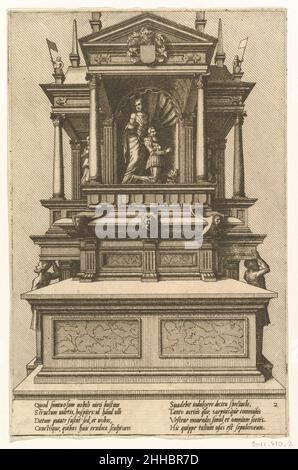 Hans Vredeman de Vries - Architectural Caprice with Figures Stock Photo ...