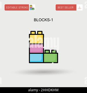 preschool education mathematics icon vector outline illustration Stock ...