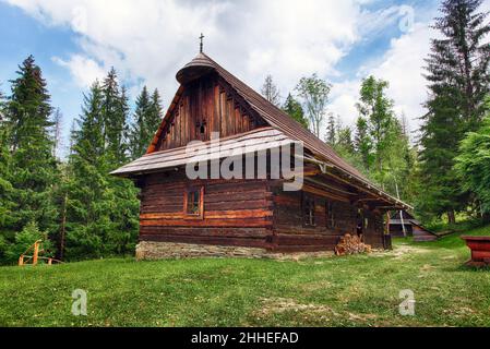 Historical old house from 19th century Stock Photo