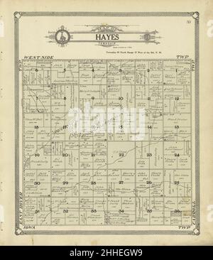 Standard atlas of Crawford County, Iowa - including a plat book of the villages, cities and townships of the county, map of the state, United States and world, patrons directory, reference Stock Photo