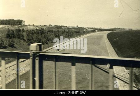 WWII WW2 german soldiers invades Holland - 7 june 1940, Maastricht Stock Photo