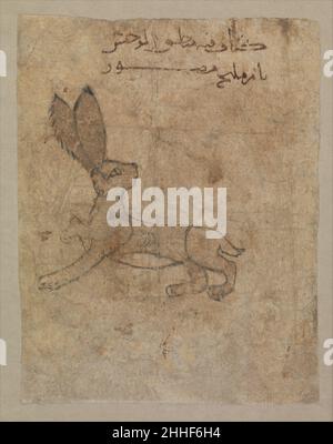 Hare , Folio From The Mantiq Al-wahsh (Speech Of The Wild Animal) Of Ka ...