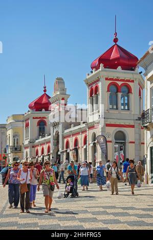 Loulé Market, Praca da Republica, Loulé, Algarve Region, Portugal Stock Photo