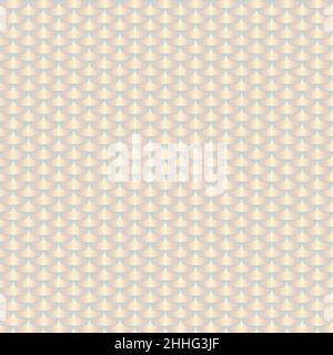 Abstract metal flake texture seamless background. Metallic squama ornament, fachion geometric pattern in muted pastel pink white colors. Graphic vecto Stock Vector