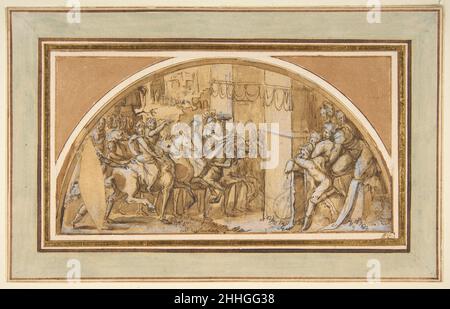 Triumphal Entry into a City, Francesco Salviati, 1530s Stock Photo - Alamy