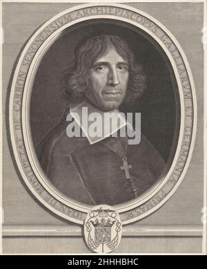 Jean de Montpezat de Carbon ca. 1673 Robert Nanteuil French. Jean de Montpezat de Carbon  352111 Stock Photo