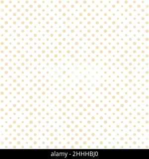 seamless yellow colored background with ovoided dots Stock Vector