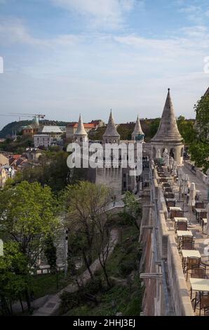 Fisherman's Bastion in the Castle District, Budapest, Hungary