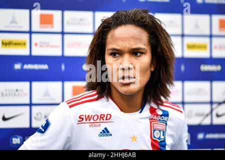 Wendie Renard of Olympique Lyonnais (OL) during a match against Paris FC on December 12, 2021 at Charlety Stadium in Paris, France. Stock Photo