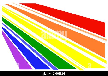the gay pride colors, abstract background Stock Vector