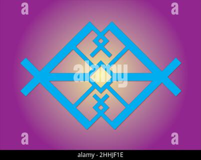 A graphic showing a complex shape resulting from combining rectangles. Stock Vector
