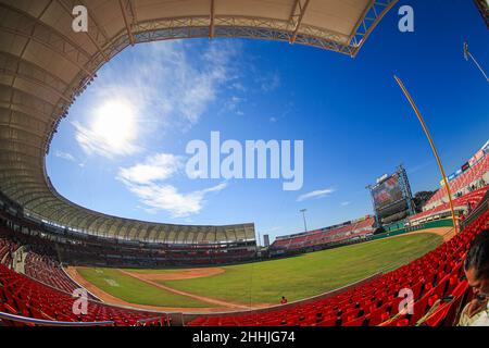 MAZATLAN, MEXICO - FEBRUARY 05: General view of the stadium Teodoro Mariscal,estadio during a match between Dominican Republic and Panama as part of Serie del Caribe 2021 at Teodoro Mariscal Stadium on February 5, 2021 in Mazatlan, Mexico. (Photo by Luis Gutierrez/ Norte Photo) Stock Photo