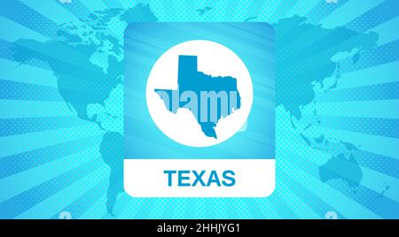 Texas map. Vector and illustration Stock Vector Image & Art - Alamy