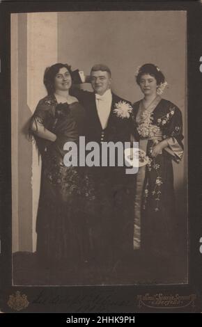 Der Liedertahl 1914 Singing Group  Portrait Vintage photograph Stock Photo