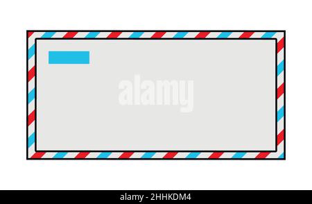 Letter sticker of 80s retro comic style. Vector illustration isolated on white background Stock Vector