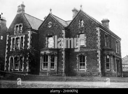 Underhill, Low Fell, Gateshead, where Sir Joseph Wilson Swan, the great inventor, lived in 1869. It is where he carried out many early experiments on the development of the light bulb. 30th May 1931. Stock Photo