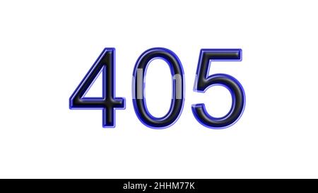 blue-405-number-3d-effect-