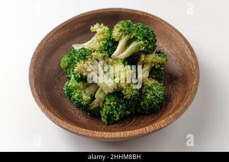 Broccoli seasoning on a white background Stock Photo