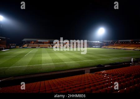 Vale Park football stadium in Stoke-on-Trent, England. Home ground of Port Vale F.C. since 1950 Stock Photo