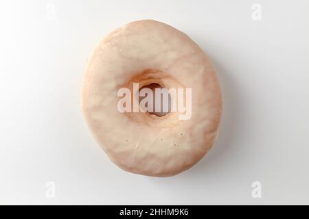 glazed donuts on a white background Stock Photo
