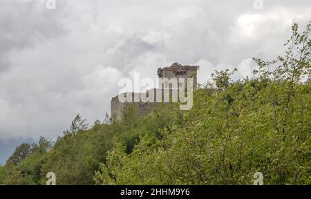 View of Fratello Minore (Younger Brother) fort of Genoa, Italy Stock Photo