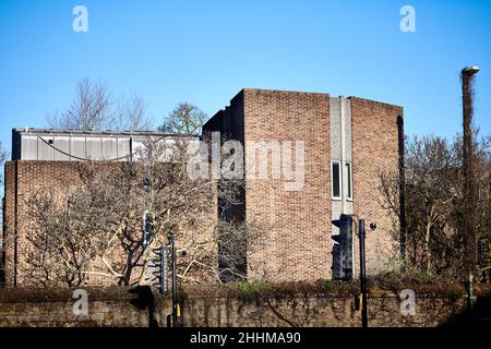 Wolfson building, Worcester college, university of Oxford, England. Stock Photo