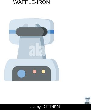 Waffle-iron Simple vector icon.Perfect color modern pictogram on editable stroke. Waffle-iron icons for your business project Stock Vector