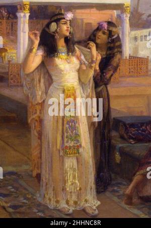 cleopatra vintage illustration Stock Photo