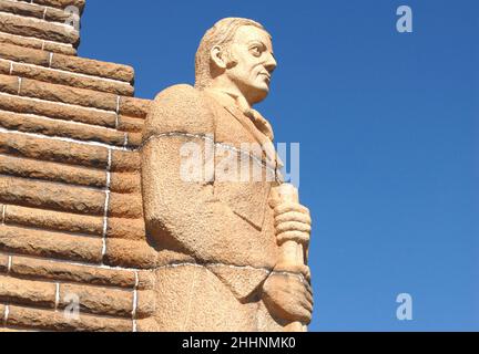 Piet Retief Statue Voortrekker monument, Pretoria, South Africa Stock ...