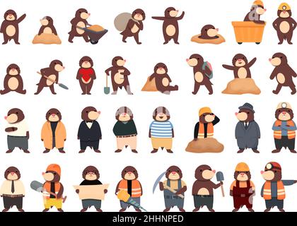 Animated Exterminator Character Sprites Stock Vector