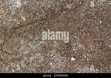 The cement wall has a unique gray texture and rough surface, used for the background Stock Photo