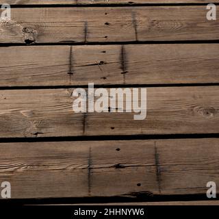 top view real wood planks background timber texture copy space Stock Photo