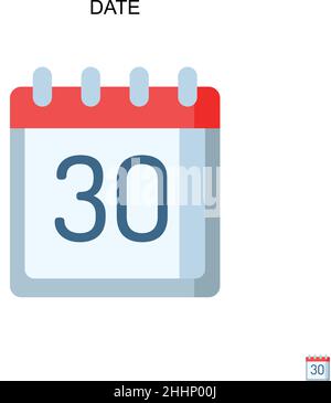 Flat modern calendar banner with Save the date. Vector illustration ...