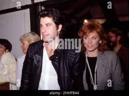 Marilu Henner and John Travolta Circa 1980's  Credit: Ralph Dominguez/MediaPunch Stock Photo