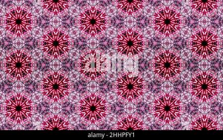 Seamless texture from firework sparks. Red purple shiny pattern Stock Photo