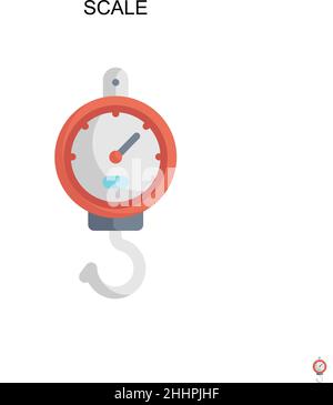 Scale Simple vector icon.Perfect color modern pictogram on editable stroke. Scale icons for your business project Stock Vector