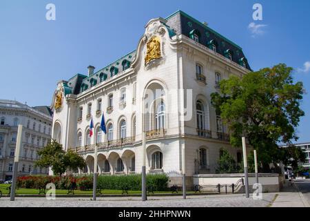 Vienna, Austria, July 22, 2021. The French Embassy in Austria is the diplomatic representation of the French Republic to the Republic of Austria. Stock Photo